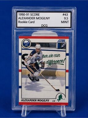 1990-91 Score Alexander Mogilny Rookie Card - Buffalo Sabres